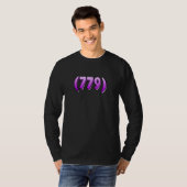 Illinois 779 Area Code Rockford Joliet Dekalb Il T-shirt (Voorkant volledig)