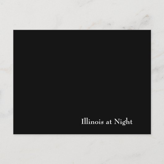 Illinois at Night Briefkaart (Voorkant)