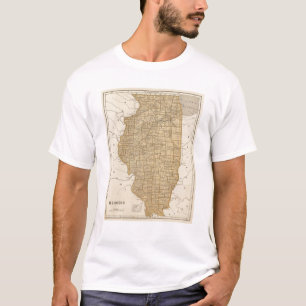 Illinois Atlas Map T-shirt