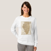 Illinois Atlas Map T-shirt (Voorkant volledig)