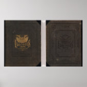 Illinois, atlas van de staat poster (Voorkant)