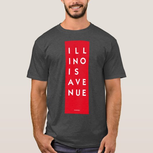 Illinois Avenue T-shirt (Voorkant)
