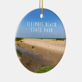 Illinois Beach State Park Keramisch Ornament (Rechts)
