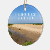 Illinois Beach State Park Keramisch Ornament (Links)