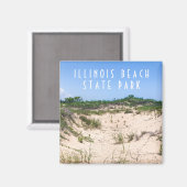 Illinois Beach State Park Magnet (Voorkant / Achterkant)