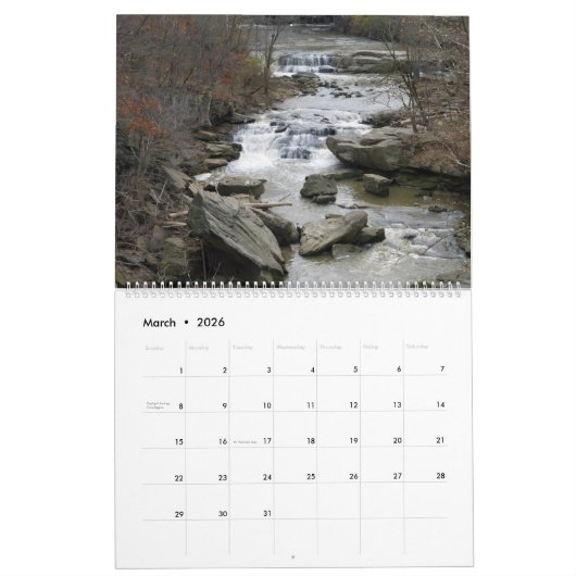 Illinois Beauty 2025 Kalender (Mar 2026)