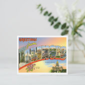 Illinois  Big Letters Briefkaart (Staand voorkant)