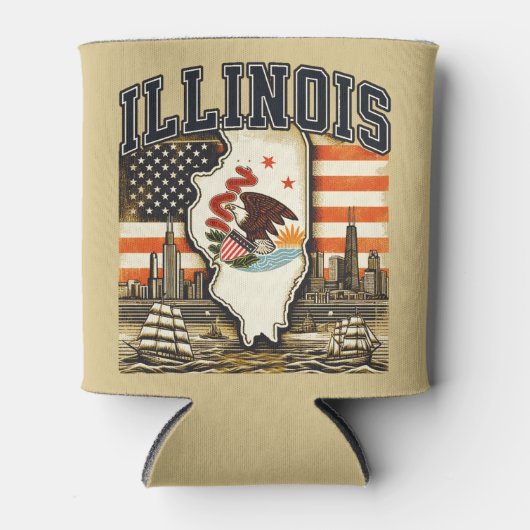 Illinois Blikjeskoeler (Voorkant)