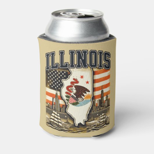 Illinois Blikjeskoeler (Blikje Achterkant)