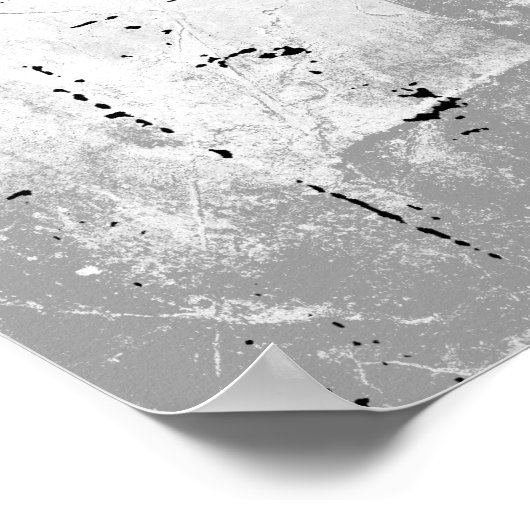 ILLINOIS BLUE STAAT POSTER (Hoek)