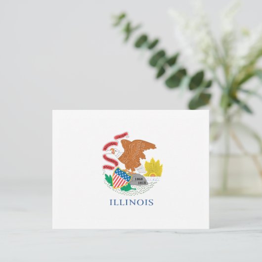 ILLINOIS BRIEFKAART (Staand voorkant)