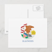 ILLINOIS BRIEFKAART (Voorkant / Achterkant)