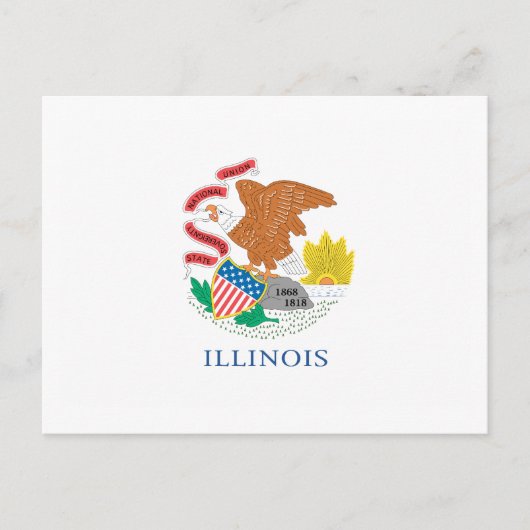 ILLINOIS BRIEFKAART (Voorkant)