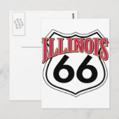Illinois Briefkaart (Voorkant / Achterkant)