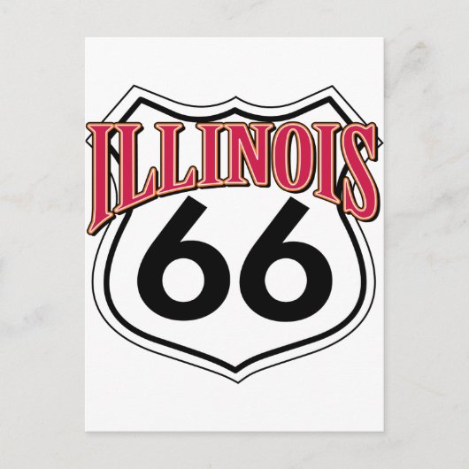 Illinois Briefkaart (Voorkant)
