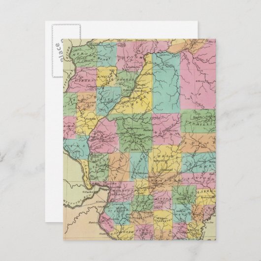 Illinois Briefkaart (Voorkant / Achterkant)