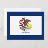 Illinois Briefkaart (Voorkant / Achterkant)