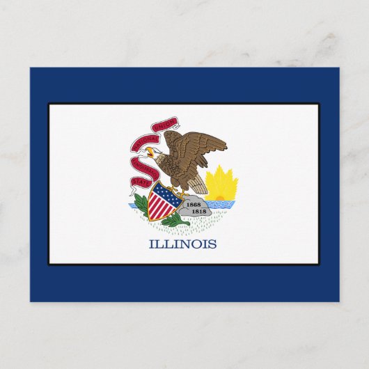 Illinois Briefkaart (Voorkant)