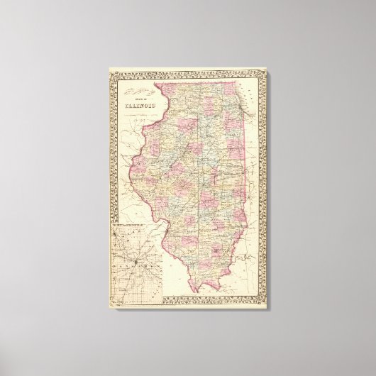 Illinois Canvas Afdruk (Voorkant)