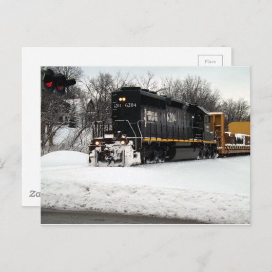 Illinois Central 6204 Briefkaart (Voorkant / Achterkant)