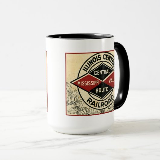 Illinois Central Railroad  Logo Mok (Voorkant rechts)