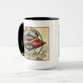 Illinois Central Railroad Logo Mok (Voorkant links)