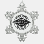 Illinois Central Railroad  Logo Ornament (Voorkant)