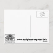 Illinois Central Railroad Post-kaart Briefkaart (Achterkant)