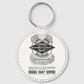 Illinois Central RR Basic Sleutelhanger (Voorkant)