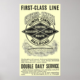  Illinois Central RR Poster