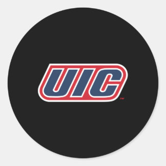 Illinois Chicago Flames UIC-pictogram Ronde Sticker