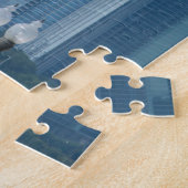 Illinois, Chicago. Navy Pier, vlaggen van de VS Legpuzzel (Zijkant)