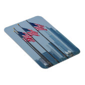 Illinois, Chicago. Navy Pier, vlaggen van de VS Magneet (Rechterzijde)