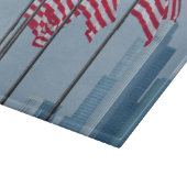 Illinois, Chicago. Navy Pier, vlaggen van de VS Snijplank (Hoek)