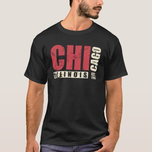 Illinois Chicago Verenigde Staten T-shirt (Voorkant)