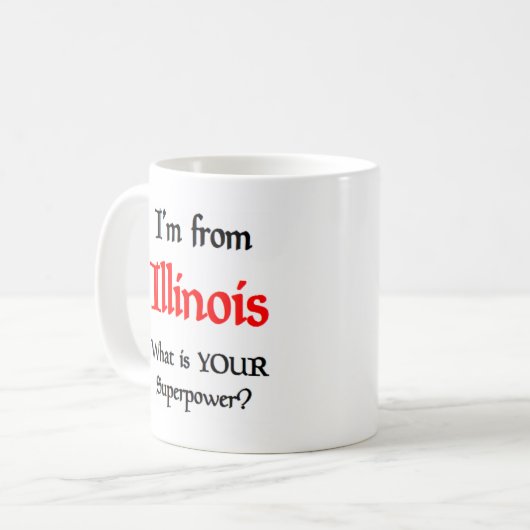 illinois coffee mug koffiemok (Voorkant links)