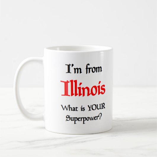 illinois coffee mug koffiemok (Links)