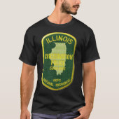 Illinois Conservation Police Classic T-Shirt (Voorkant)
