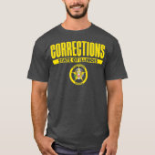 Illinois Correctional Officer Thin Grey Line T-shirt (Voorkant)