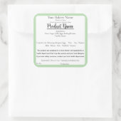 Illinois Cottage Food Business Green Baking Label (Tas)