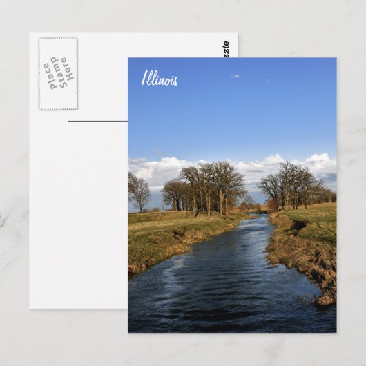 Illinois Countryside Briefkaart (Voorkant / Achterkant)