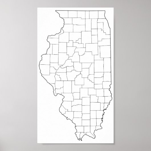 Illinois County's Blank overzicht (Voorkant)