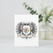 Illinois Crest Briefkaart (Staand voorkant)