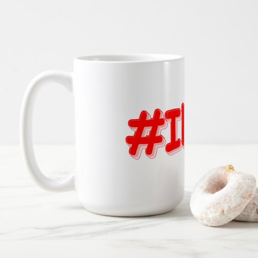"#Illinois " Cute Design. Bestel nu Koffiemok (Met donut)