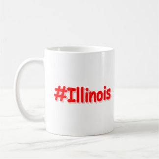 "#Illinois " Cute Design. Bestel nu Koffiemok