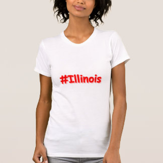 "#Illinois " Cute Design. Bestel nu T-shirt