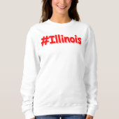 "#Illinois " Cute Design. Bestel nu Trui (Voorkant)