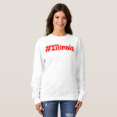 "#Illinois " Cute Design. Bestel nu Trui (Voorkant volledig)