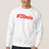 "#Illinois " Cute Design. Buy Now Trui (Voorkant)
