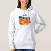 Illinois Dames Pullover Hoodie (Voorkant)